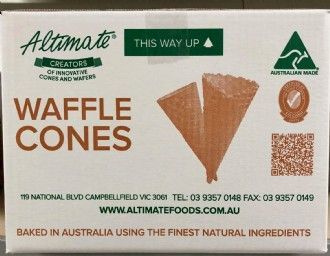 Flat Top Waffle Cone B x288 CTN