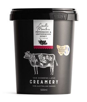 pepperberry Leatherwood Honey Ice cream 500ml